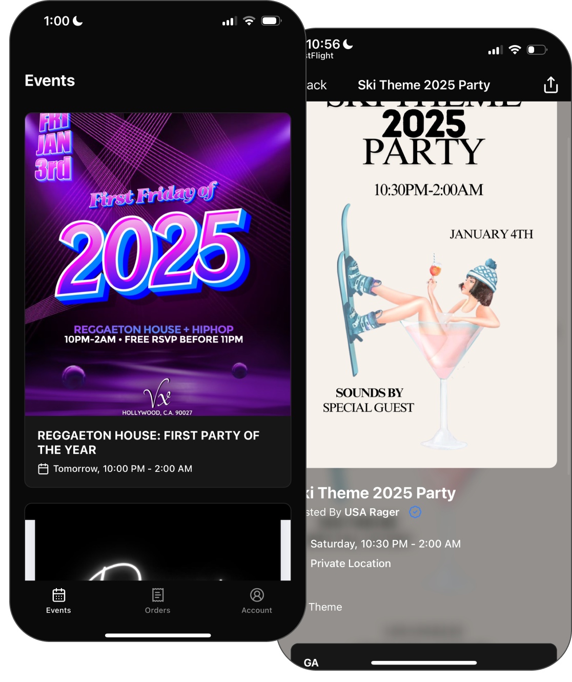 App screenshots